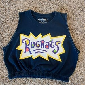 Nickelodeon Rugrats Navy Blue Crop Top
